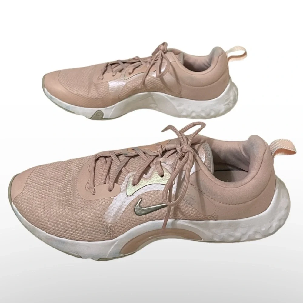 Nike Renew In Season Cross Trainer Rose Pink Metallic Pewter Silver Women Size 8